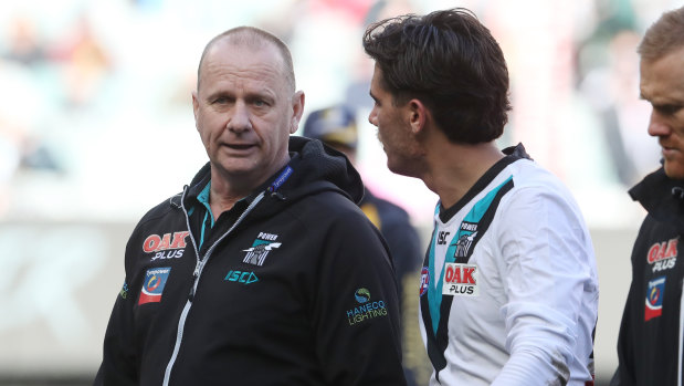A likely tough draw to finish for Port Adelaide.