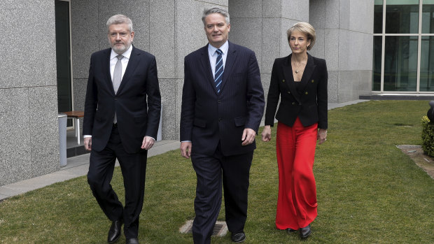 Michaelia Cash was one of three key ministers, alongside Mitch Fifield and Mathias Cormann, to withdraw their support for Malcolm Turnbull  on Thursday.