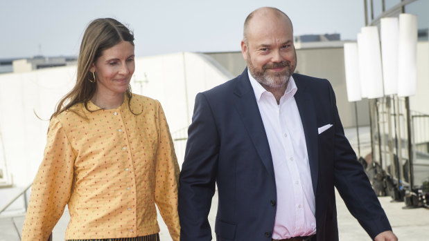 Bestseller CEO Anders Holch Povlsen and his wife Anne Holch Povlsen. 