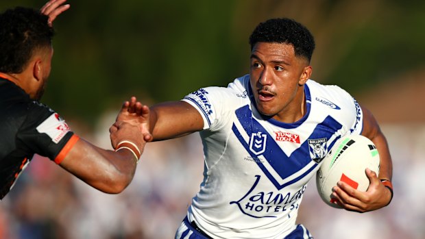 Paul Alamoti made an impressive start to his NRL career with Canterbury.