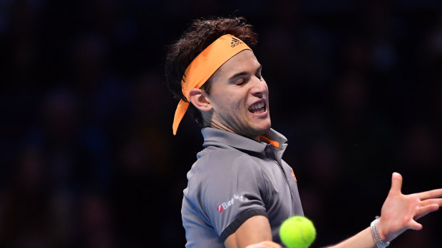Dominic Thiem achieved the rare feat of defeating both Roger Federer and Novak Djokovic in the same tournament in London this week.