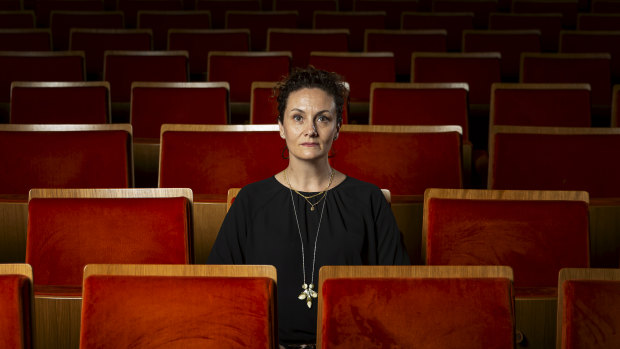 Claire Spencer, CEO of Arts Centre Melbourne, in Hamer Hall, Melbourne. 