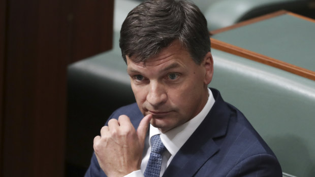 Energy Minister Angus Taylor