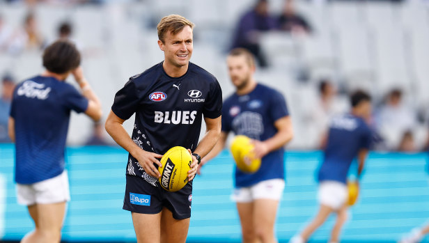 Lochie O’Brien is looking for a new club after being delisted by Carlton.
