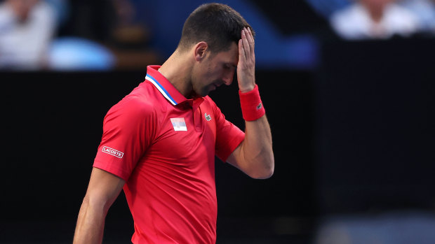Novak Djokovic fell to young Australian Alex de Minaur in a shock loss at the United Cup.