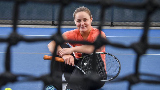 Ashleigh Barty, back when she was reigniting her tennis career in 2016.