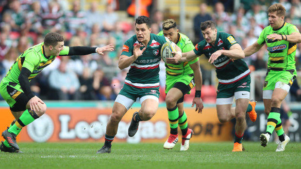 Welford Road: Toomua looks set to leave the historic home of the Leicester Tigers to take up an offer with the Rebels.