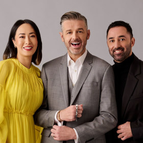 MasterChef Australia judges Melissa Leong, Jock Zonfrillo and Andy Allen.