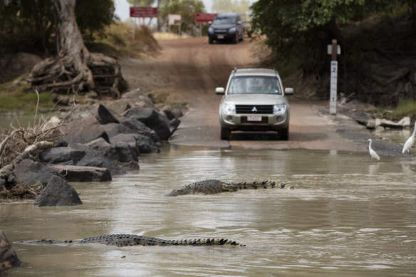 Safe to cross? East Alligator River where Kakadu National Park and Arnhem Land meet.