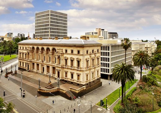 The Old Treasury Building, at the top of Collins Street, has a rich history.