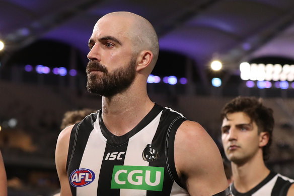 Collingwood's Steele Sidebottom will return home to be present for the birth of his baby.