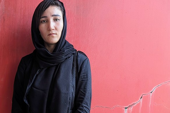 Bibi Rahimi Farhangdost in the Indonesian town of Ciawi in February last year. 