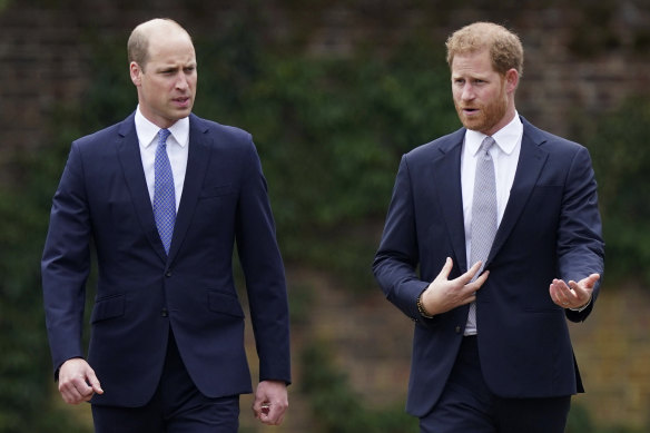 Prince William and Prince Harry aren’t on speaking terms.