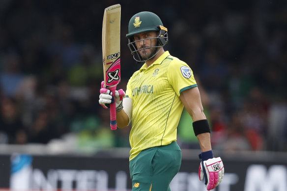 South Africa captain Faf du Plessis will be weighing up his post-World Cup move after a break.