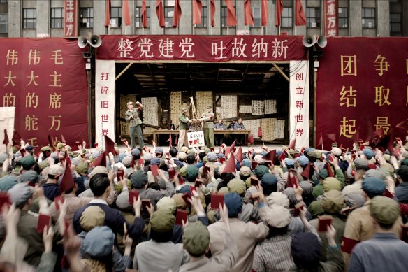 The series opens with a spectacular scene set at the height of China’s Cultural Revolution.  