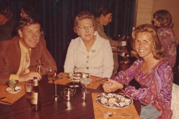 Sid with mum Cora and wife Sandra. “Dad and Mum were real opposites, but totally in love,” says their daughter, Jane Ramsay-McCoach.