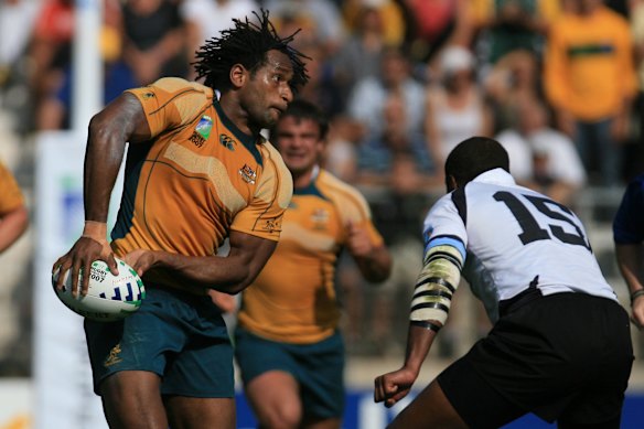 Lote Tuqiri played for Australia and Fiji in rugby league, as well as well as two World Cups for the Wallabies.