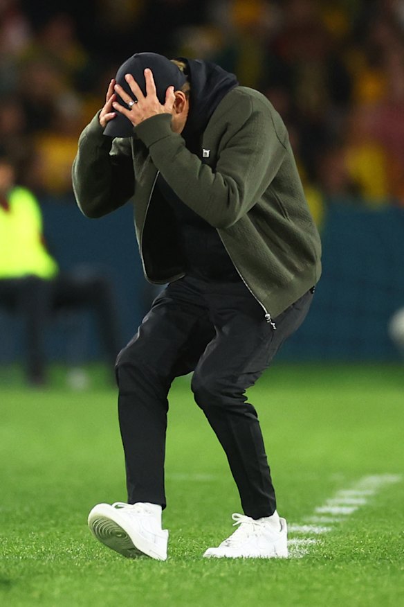 Tony Gustavsson can’t hide his frustration on the sidelines on Wednesday night.