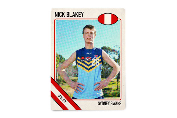 Swans academy player Nick Blakey has opted to stay put.