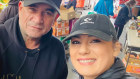 Dean Martin and Lidia Thorpe at a Melbourne market last month. 