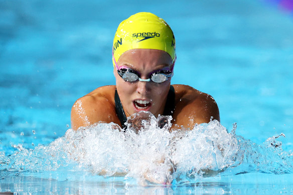 Abbey Harkin says life after swimming is constantly on her mind.