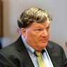 Serial killer Rex Heuermann appears for sentencing at Suffolk County Court on Wednesday.