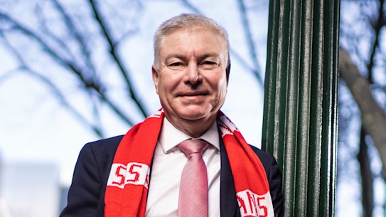 Swans chairman Andrew Pridham.