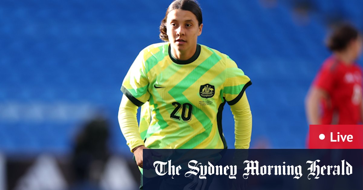 Live updates: Matildas seek to avenge World Cup loss in friendly against England