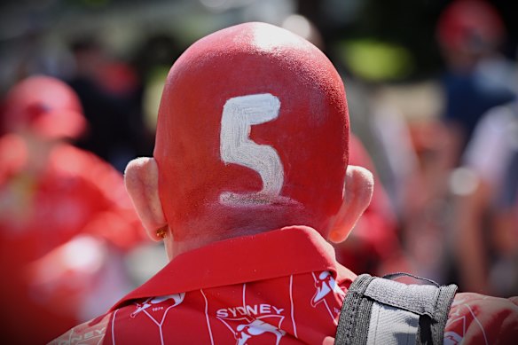 Sydney fan Wombat Maguire. 