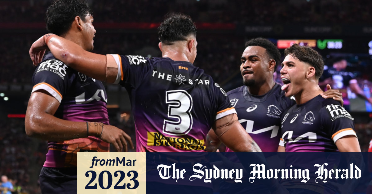 NRL 2023: Brisbane Broncos v Dolphins, Suncorp Stadium, Reece