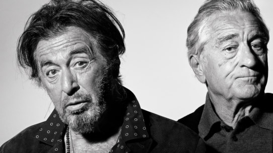 Al Pacino and Robert De Niro team up for only the third time on screen in Martin Scorsese's The Irishman. 