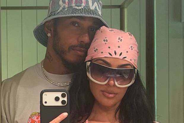 Kim Kardashian and Lewis Hamilton