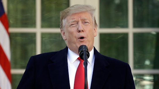 US President Donald Trump announced he would re-open the government for three weeks to begin negotiations on border security.