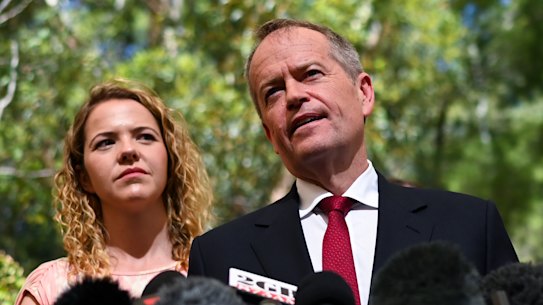 Bill Shorten speaks to the media on Tuesday.