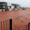Parts of Exmouth flooded by Tropical Cyclone Narelle.