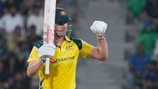 Cameron Green top-scored for Australia in the second ODI against Pakistan.