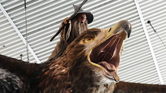 The sculpture has been on display at the airport since 2013.