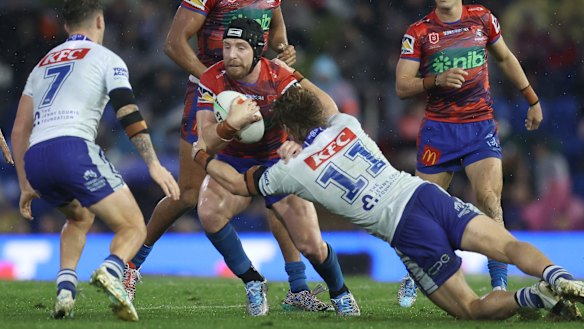 Jackson Hastings has been a notable absentee in Newcastle this season.