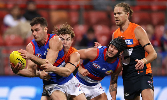 Western Bulldogs player Josh Dunkley.