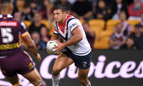 Ryan Hall debuted for the Roosters against the Broncos in round 10.