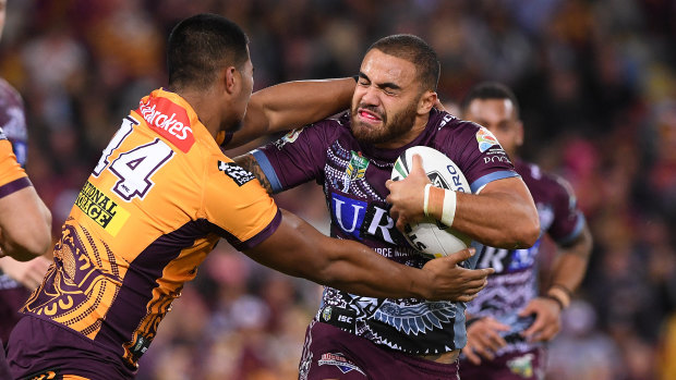  Manly hooker Apisai Koroisau has been targeted by the Bulldogs.