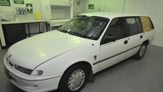 Bradley Edwards' former 1996 Holden Commodore VS Series 1 station wagon. 