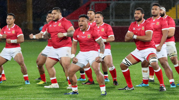 Pathways: A Tongan haka could become a feature of the NRC after the huge success of Fiji in the Australian competition. 