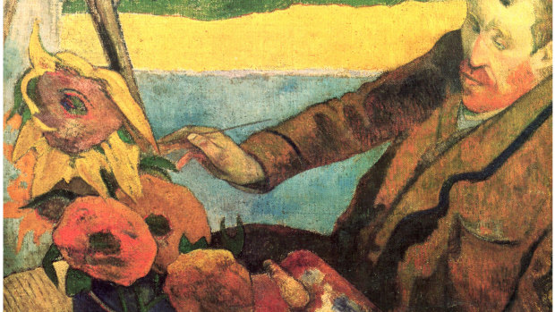 Paul Gauguin's portrait of van Gogh, 'Painter of Sunflowers'.