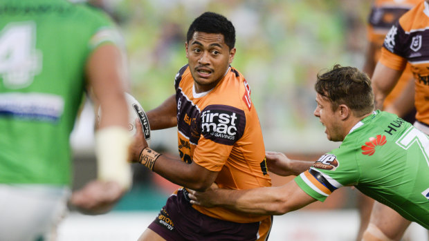 Shy to a fault: Brisbane playmaker Anthony Milford.