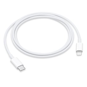 iPhones currently need a charging cable with a Lightning plug on one end, though the other end may be USB-C.