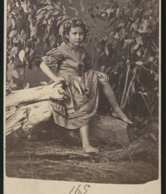 Thomas John Washbourne’s photograph of Maggie Stone, 1870.