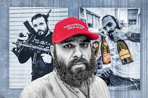 Mahmood Fazal cultivated an image as a gritty investigative reporter and gourmand, drawing on his bikie past.