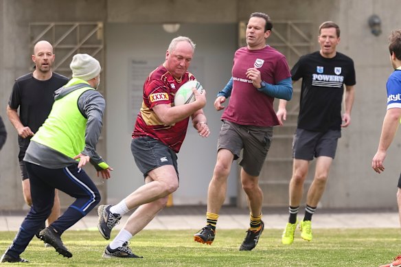 When Barnaby Joyce and former chief of staff Matt Canavan were on the same team. 