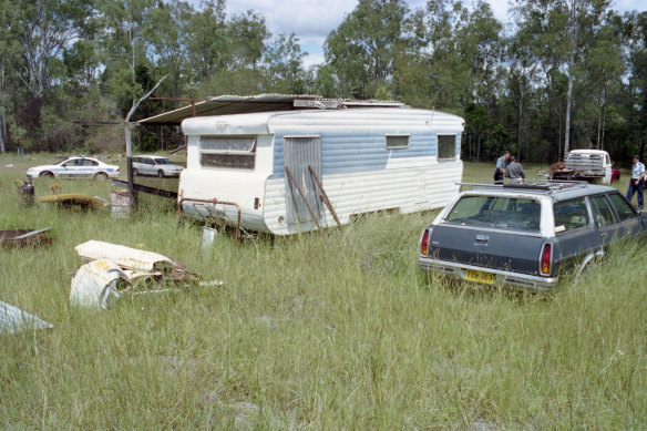 Police searched the Booyal property after Mietus was reported missing. 